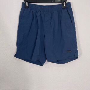 The North Face Blue Net Lined Swim Trunks
